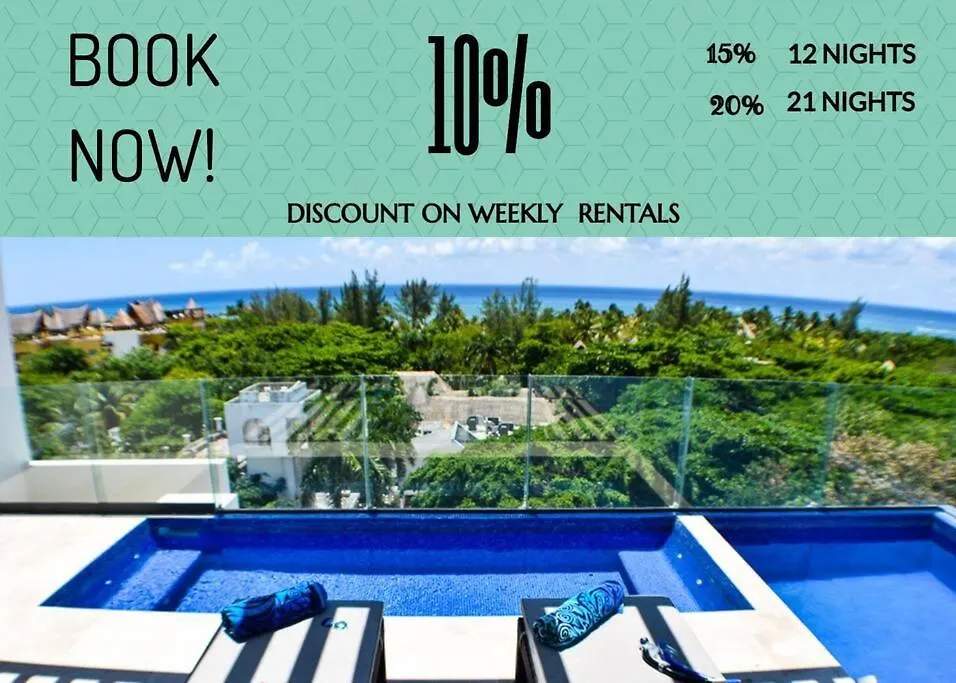 Terrazas 108 One Bedroom Half Block From The Beach Playa del Carmen